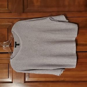 Eileen Fisher silver sweater sz PP